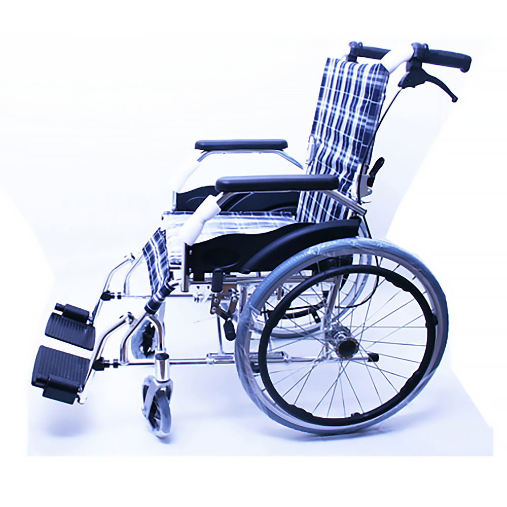 엔도젠 탄탄 컴팩트 알루미늄 어르신 휠체어 소형 병원 휄체어 수동 여행용 WYK863LAJ-22