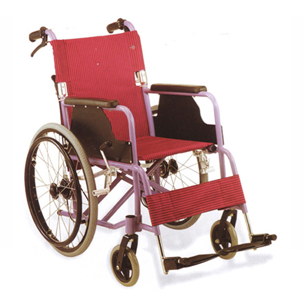 탄탄 알루미늄 어린이 휠체어 WYK874LAJ-35 접이식 등받이 경량 수동
